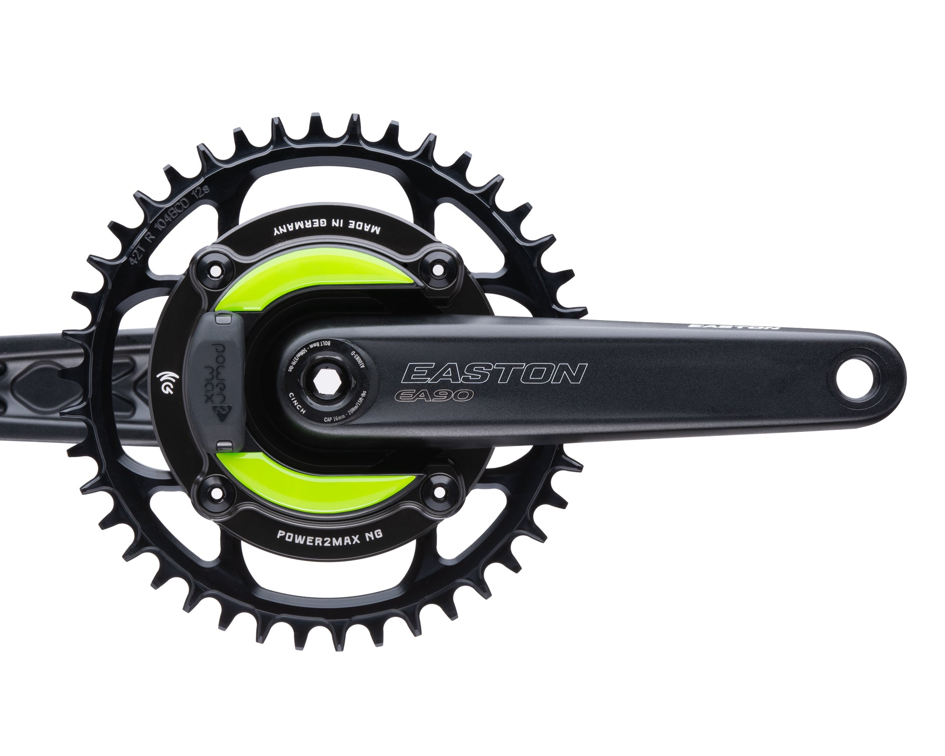 power2max NG ROTOR ALDHU Carbon Track Power Meter Crankset